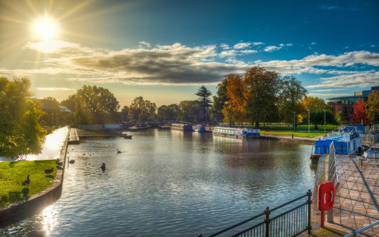 Stratford-upon-Avon, hometown of William Shakespeare. United Kingdom, England